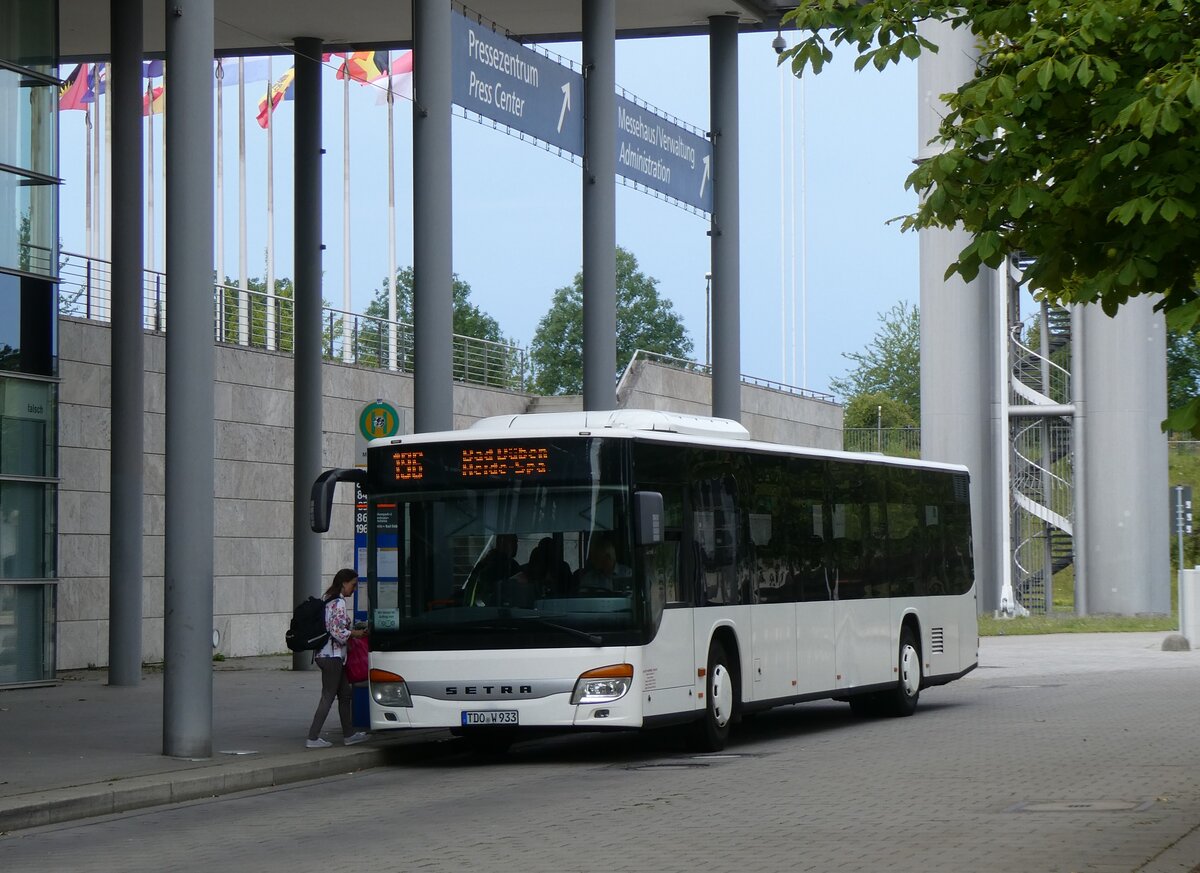 (264'551) - Auto-Webel, Delitzsch - TDO-W 933 - Setra am 10. Juli 2024 in Leipzig, Messegel�nde