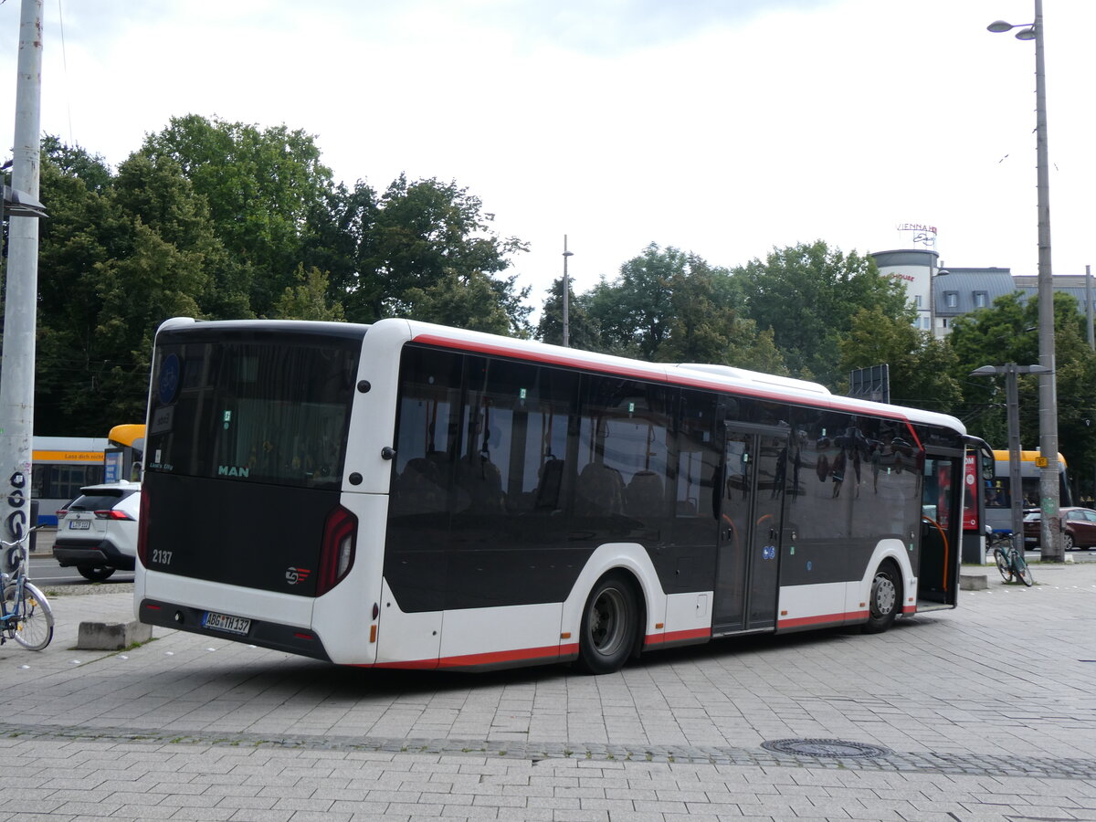 (264'630) - Th�sac, Windischleuba - Nr. 2137/ABG-TH 137 - MAN am 10. Juli 2024 beim Hauptbahnhof Leipzig