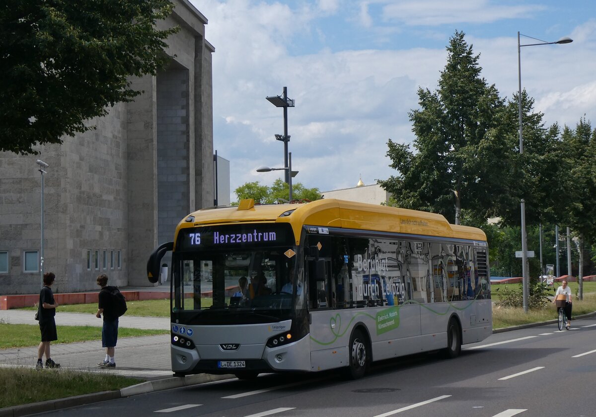(264'730) - LVB Leipzig - Nr. 12'324/L-DE 1324 - eVDL am 11. Juli 2024 in Leipzig, Altes Messegel�nde
