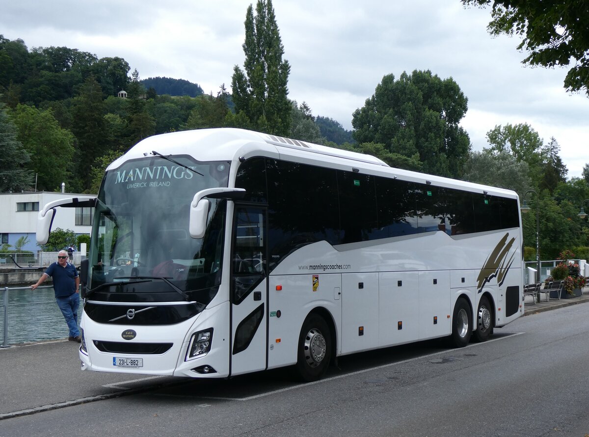 (264'783) - Aus Irland: Mannings, Limerick - 231-L-882 - Volvo am 13. Juli 2024 in bei der Schiffl�ndte Thun