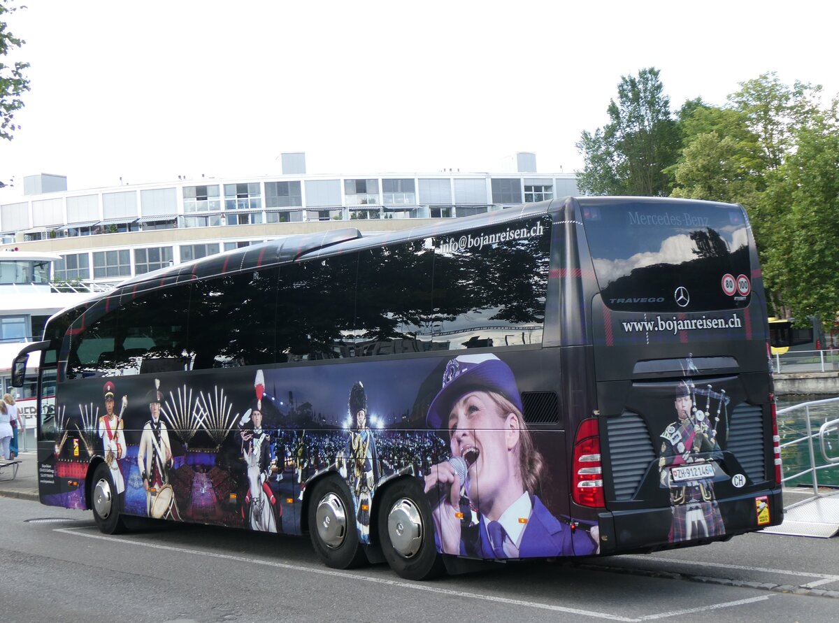 (264'983) - Bojan, Glattbrugg - ZH 912'146 - Mercedes (ex Horner, Tafers Nr. 3) am 24. Juli 2024 bei der Schiffl�ndte Thun