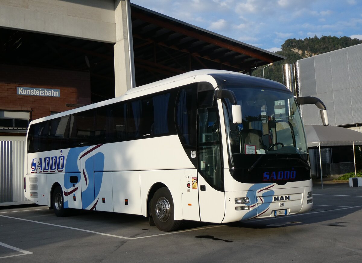 (265'016) - Aus Italien: Sadd�, Cassino - EY-783 LL - MAN am 25. Juli 2024 in Thun, Grabengut
