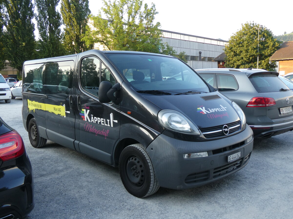 (265'087) - K�ppeli, Muri - AG 444'043 - Opel am 27. Juli 2024 in Thun, Lachenwiese