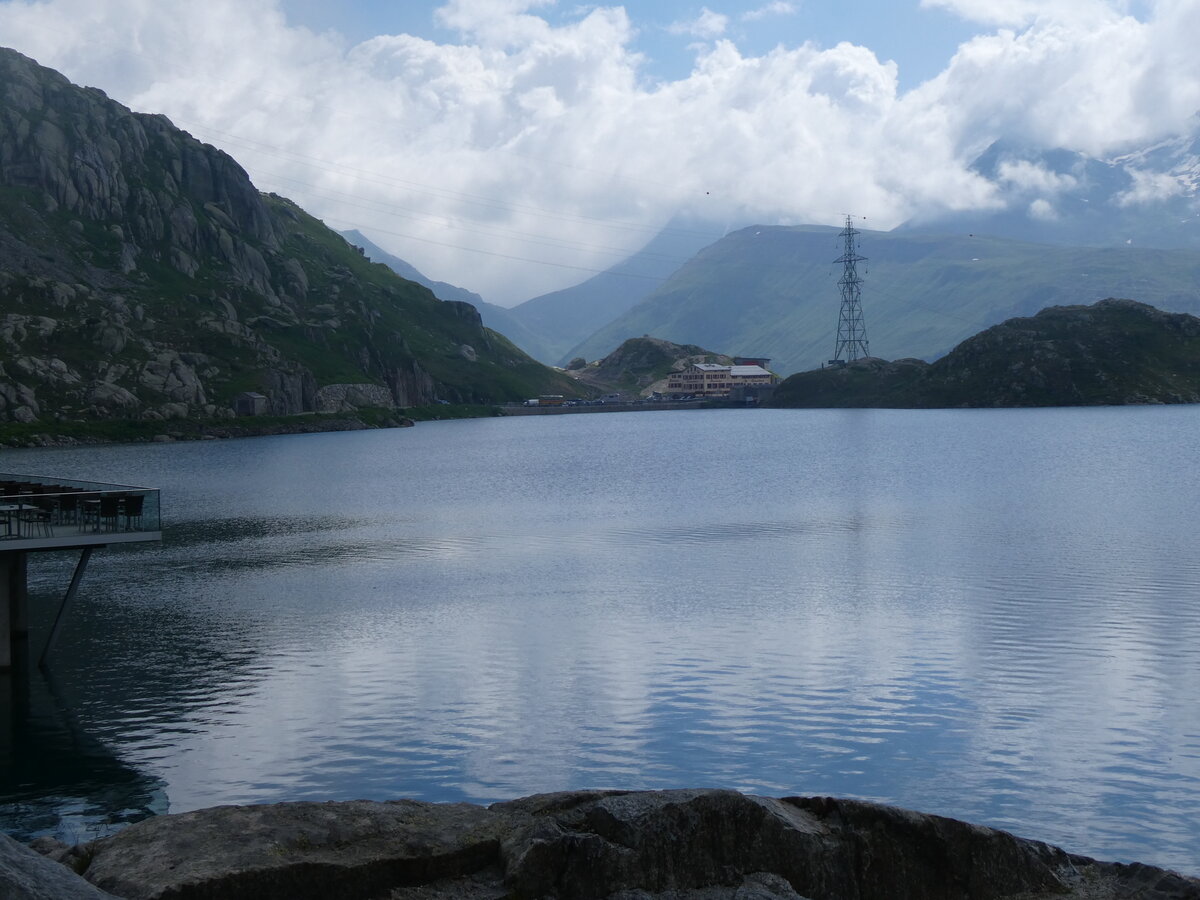 (265'151) - Schmid, Th�rishaus - Nr. 9/BE 26'105 - Saurer/R&J (ex Geiger, Adelboden Nr. 9) am 28. Juli 2024 in Grimsel, Rest. Grimselblick