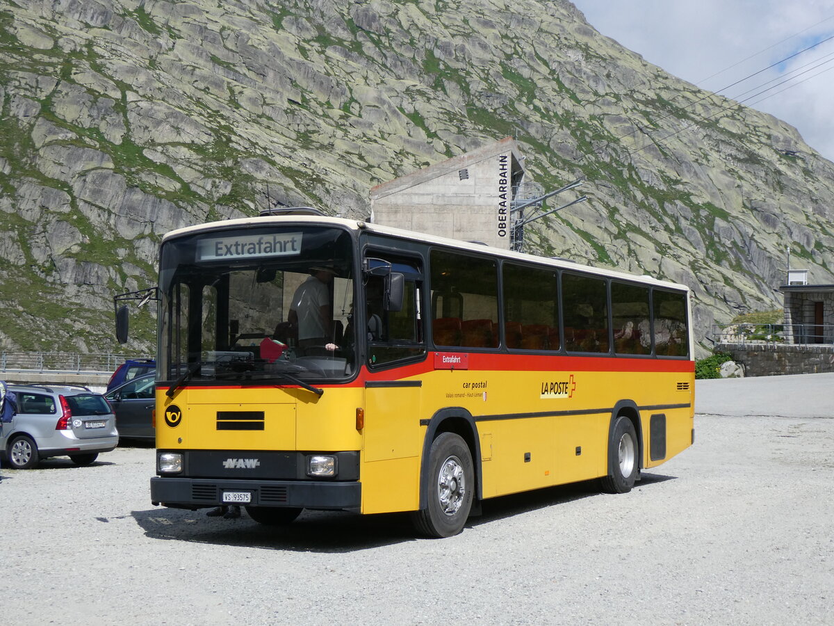 (265'154) - Oser, B�rchen - VS 93'575 - NAW/Lauber (ex Epiney, Ayer/PID 1076) am 28. Juli 2024 in Oberaar, Stausee
