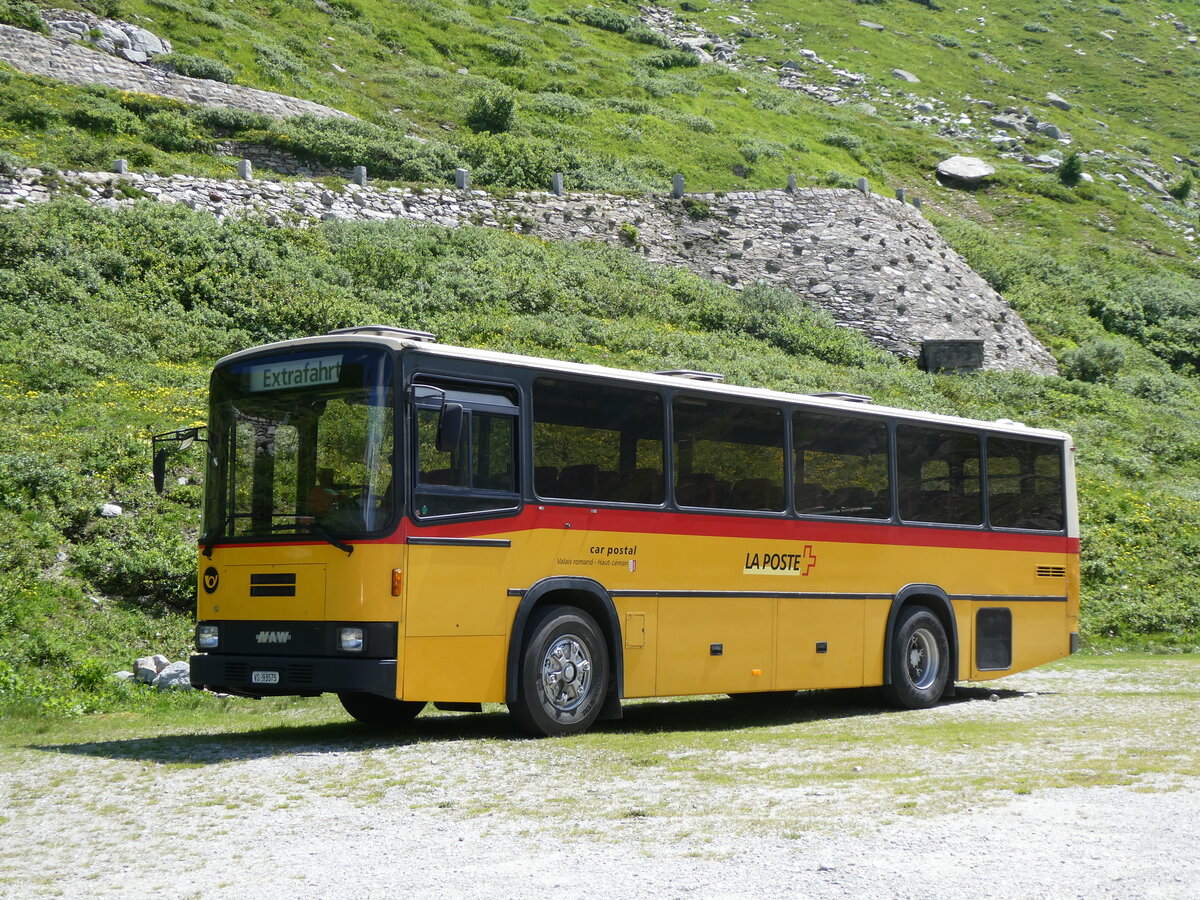 (265'198) - Oser, B�rchen - VS 93'575 - NAW/Lauber (ex Epiney, Ayer/PID 1076) am 28. Juli 2024 in Oberaar, Stausee