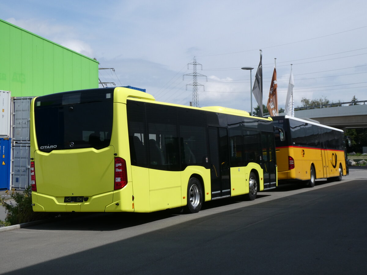 (265'427) - Leysin-Excursions, Leysin - (VD 398'538) - Mercedes (ex Ledermair, A-Schwaz; ex Inntaler Omnibus Betrieb, A-Kundl) am 4. August 2024 in Kerzers, Interbus