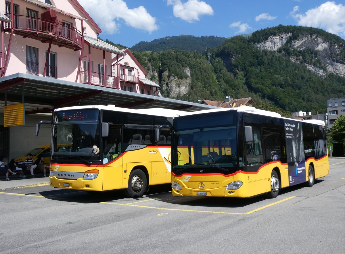 (265'609) - Fl�ck, Brienz - Nr. 23/BE 868'723/PID 11'528 - Mercedes am 13. August 2024 in Meiringen, Postautostation