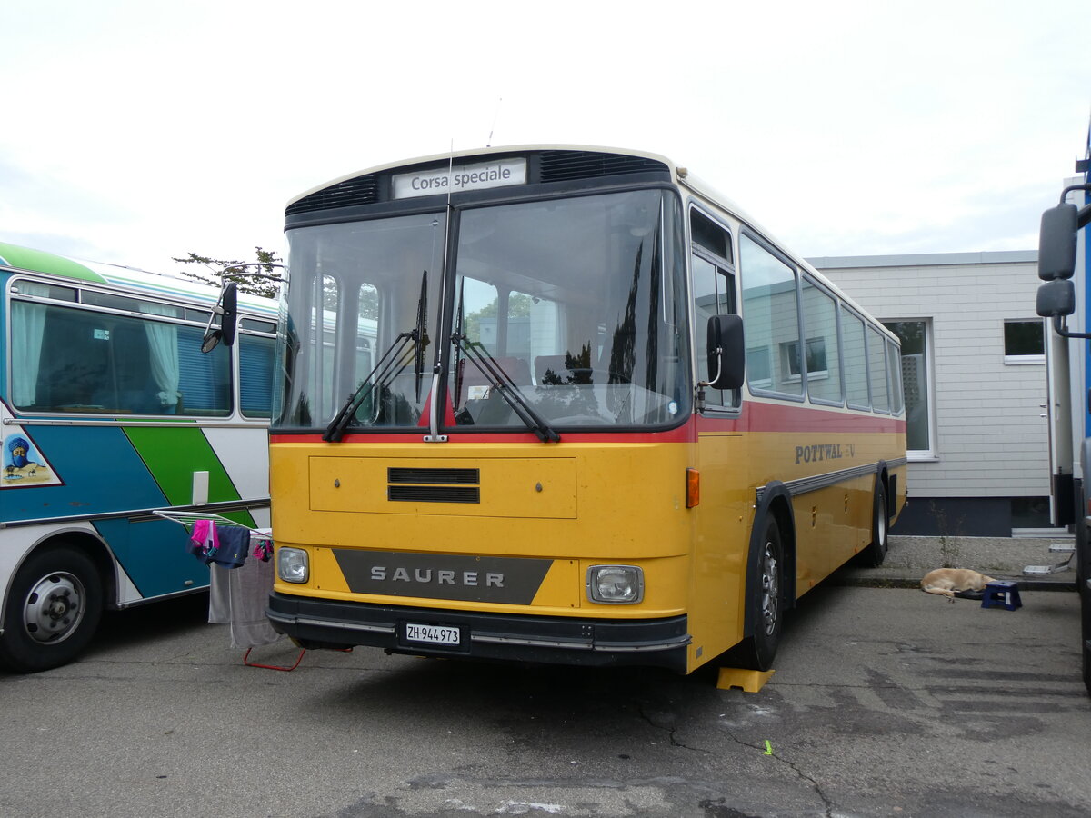 (265'833) - Graf, R�mism�hle - ZH 944'973 - Saurer/Hess (ex Bierhoff, Untersiggenthal; ex unbek. Besitzer; ex P 25'634) am 17. August 2024 in Neuhausen, Langriet