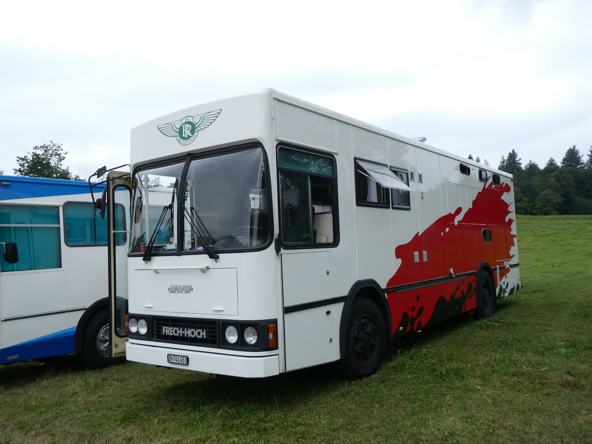 (265'877) - M�llner, Embrach - ZH 741'451 - NAW/FHS (ex Migros, Moosseedorf) am 17. August 2024 in Neuhausen, Langriet
