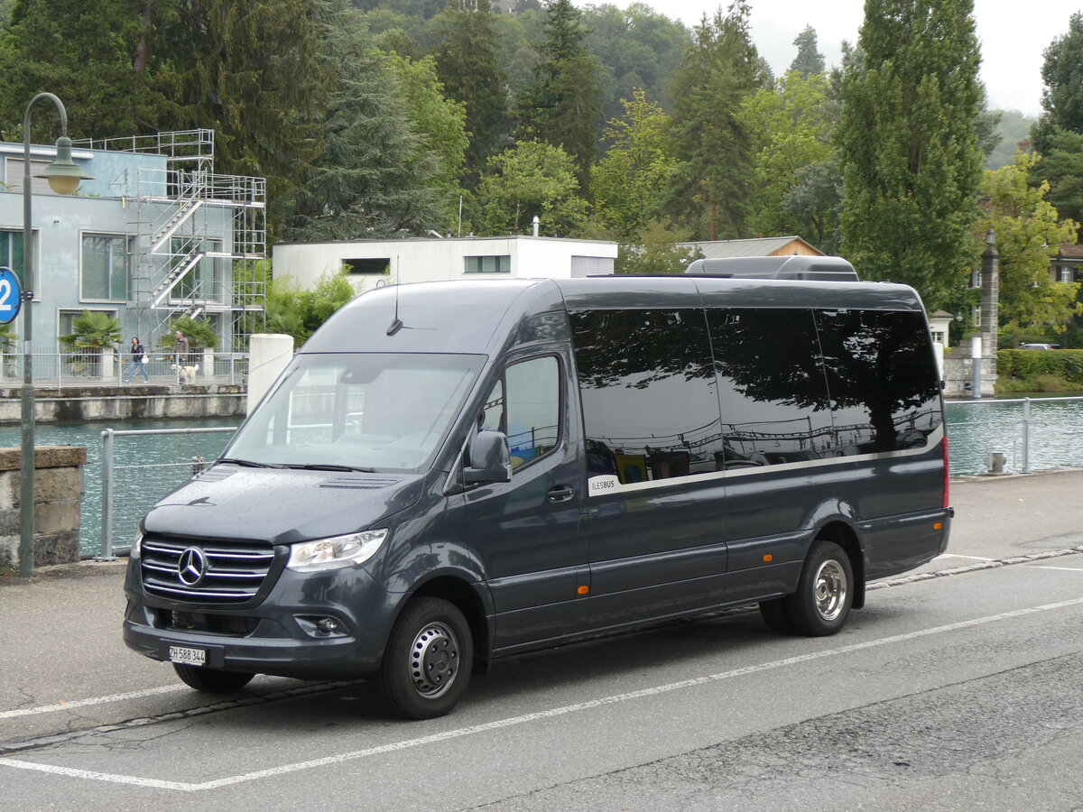 (266'130) - Jankovic, Adliswil - ZH 588'344 - Mercedes/ILESBUS am 25. August 2024 bei der Schiffl�ndte Thun