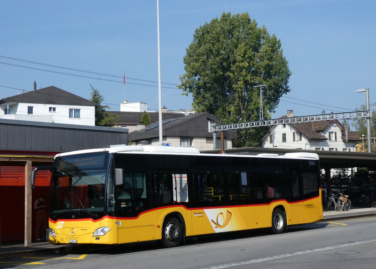 (266'326) - H�fliger, Sursee - Nr. 33/LU 206'424/PID 11'605 - Mercedes am 31. August 2024 beim Bahnhof Sursee