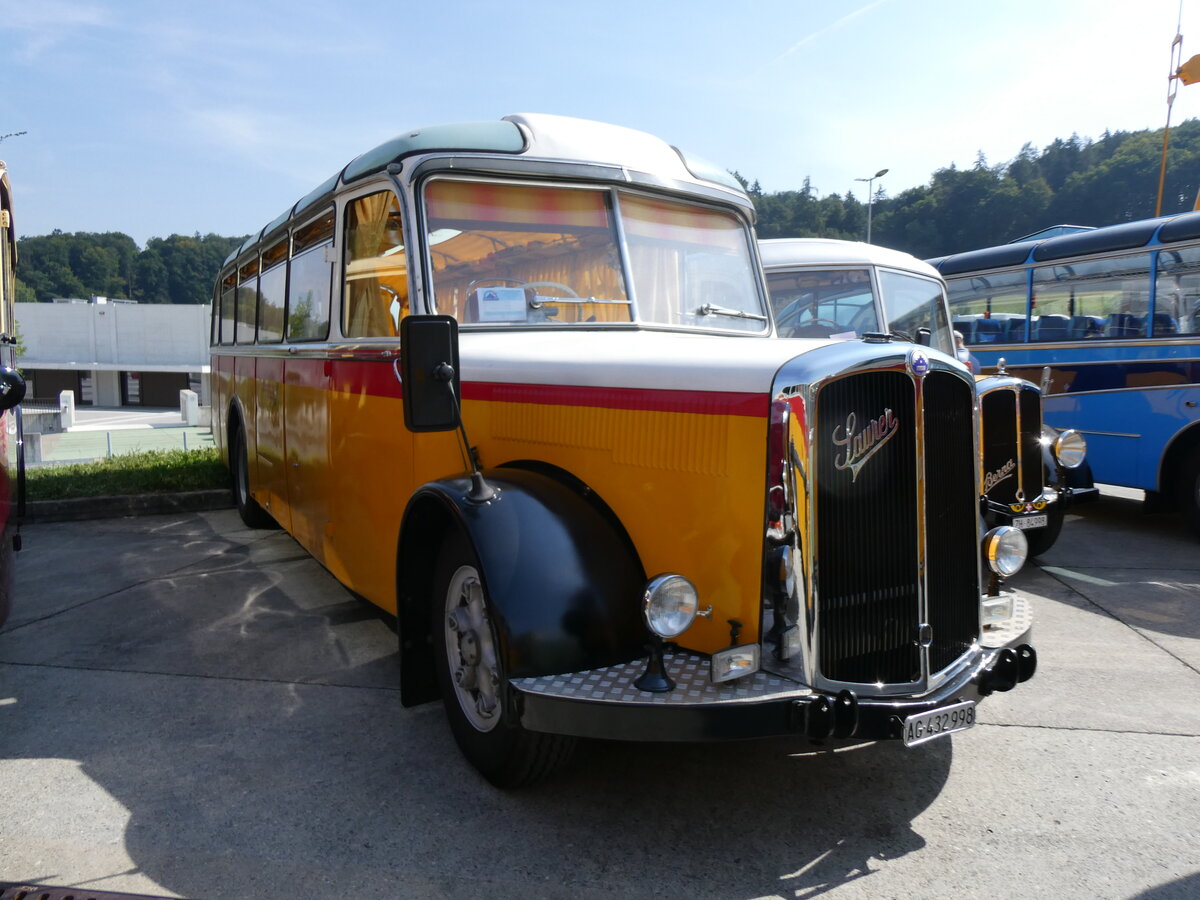 (266'364) - L�thi, Z�rich - AG 432'998 - Saurer/T�scher (ex Zazzi, Disentis) am 31. August 2024 in Oberkirch, CAMPUS Sursee