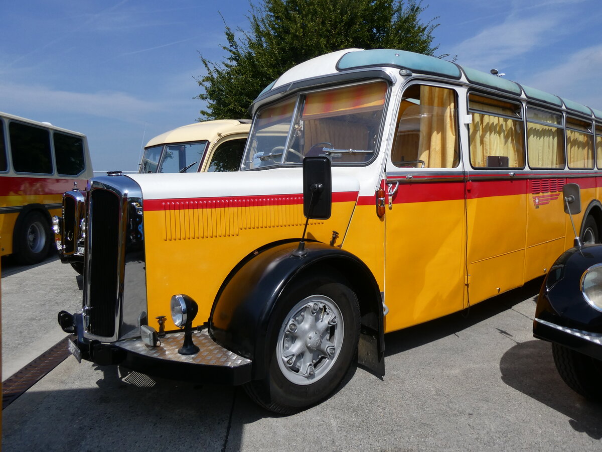 (266'454) - L�thi, Z�rich - AG 432'998 - Saurer/T�scher (ex Zazzi, Disentis) am 31. August 2024 in Oberkirch, CAMPUS Sursee (Teilaufnahme)