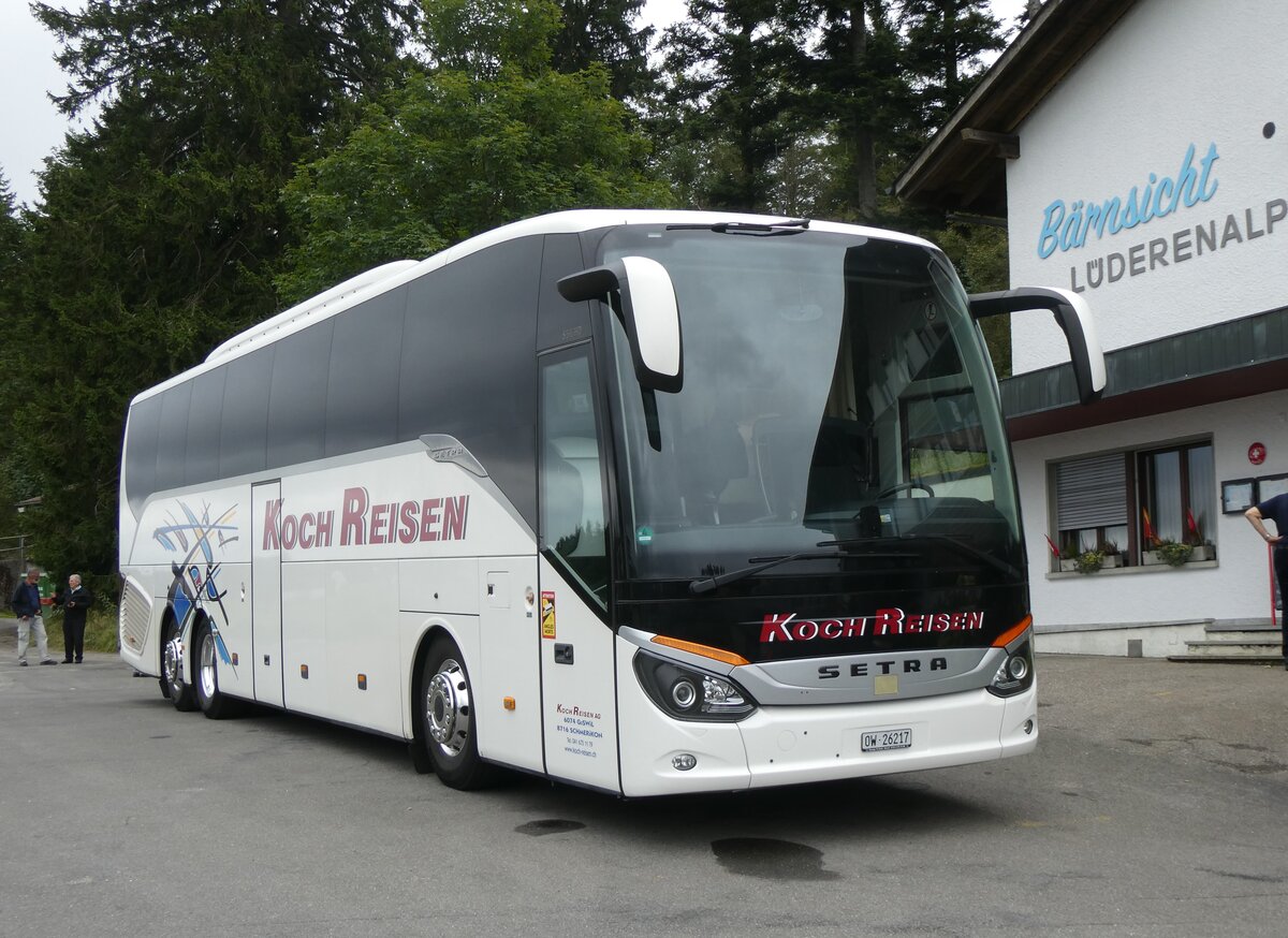 (266'648) - Koch, Giswil - OW 26'217 - Setra am 5. September 2024 auf der L�derenalp