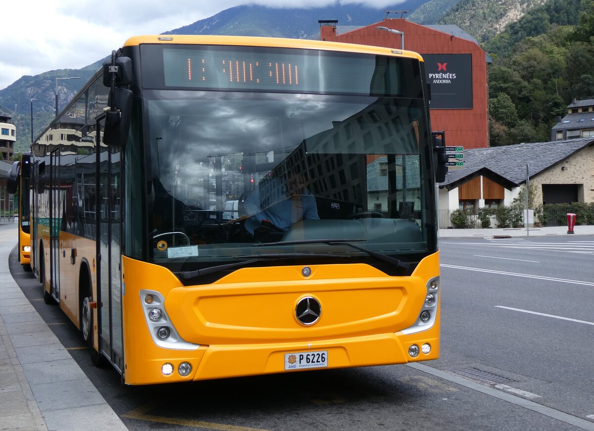 (267'212) - Coopalsa, Andorra la Vella - P6226 - Mercedes am 18. September 2024 in Andorra la Vella, Estaci� Nacional Autobusos