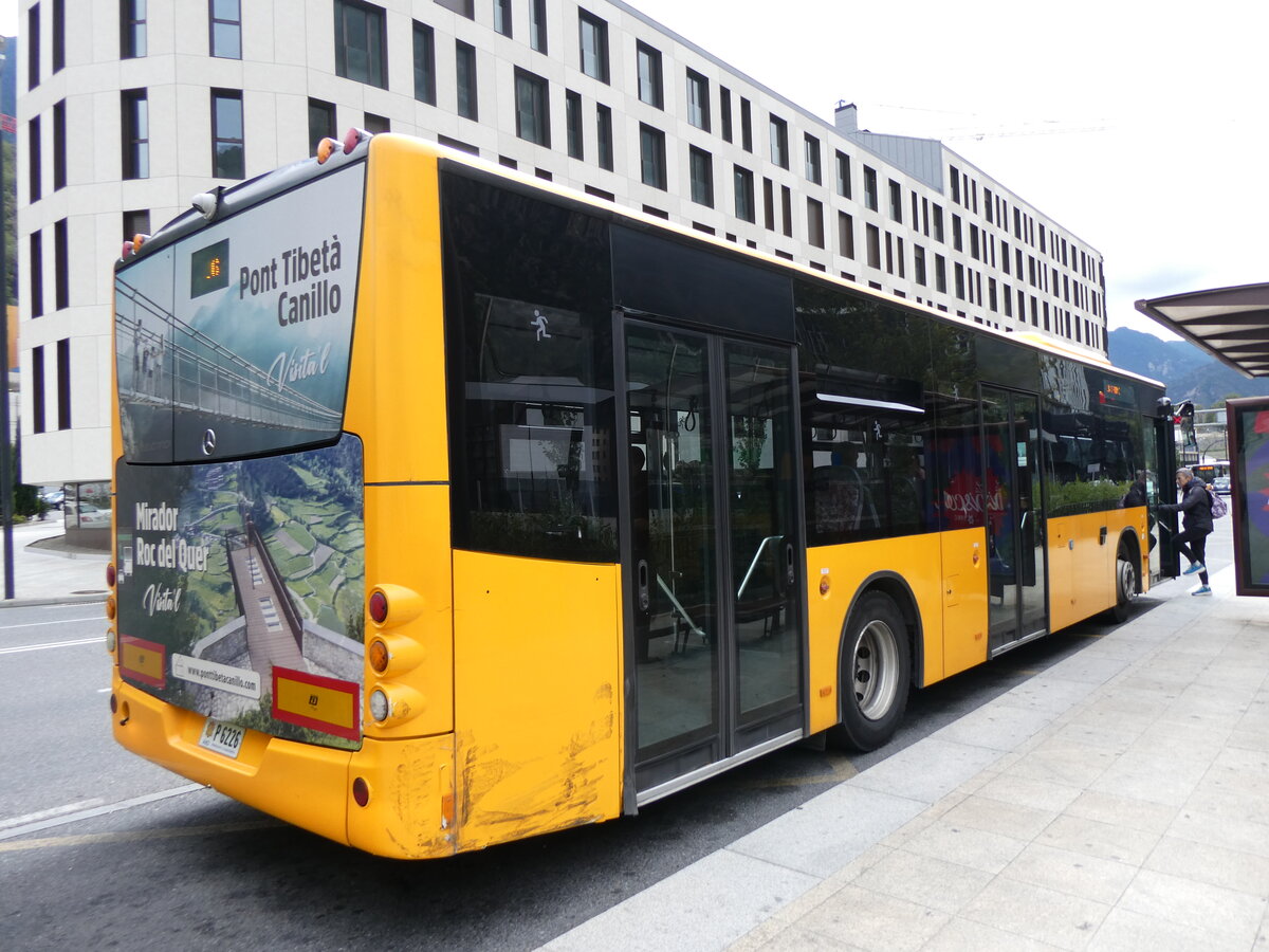 (267'217) - Coopalsa, Andorra la Vella - P6226 - Mercedes am 18. September 2024 in Andorra la Vella, Estaci� Nacional Autobusos