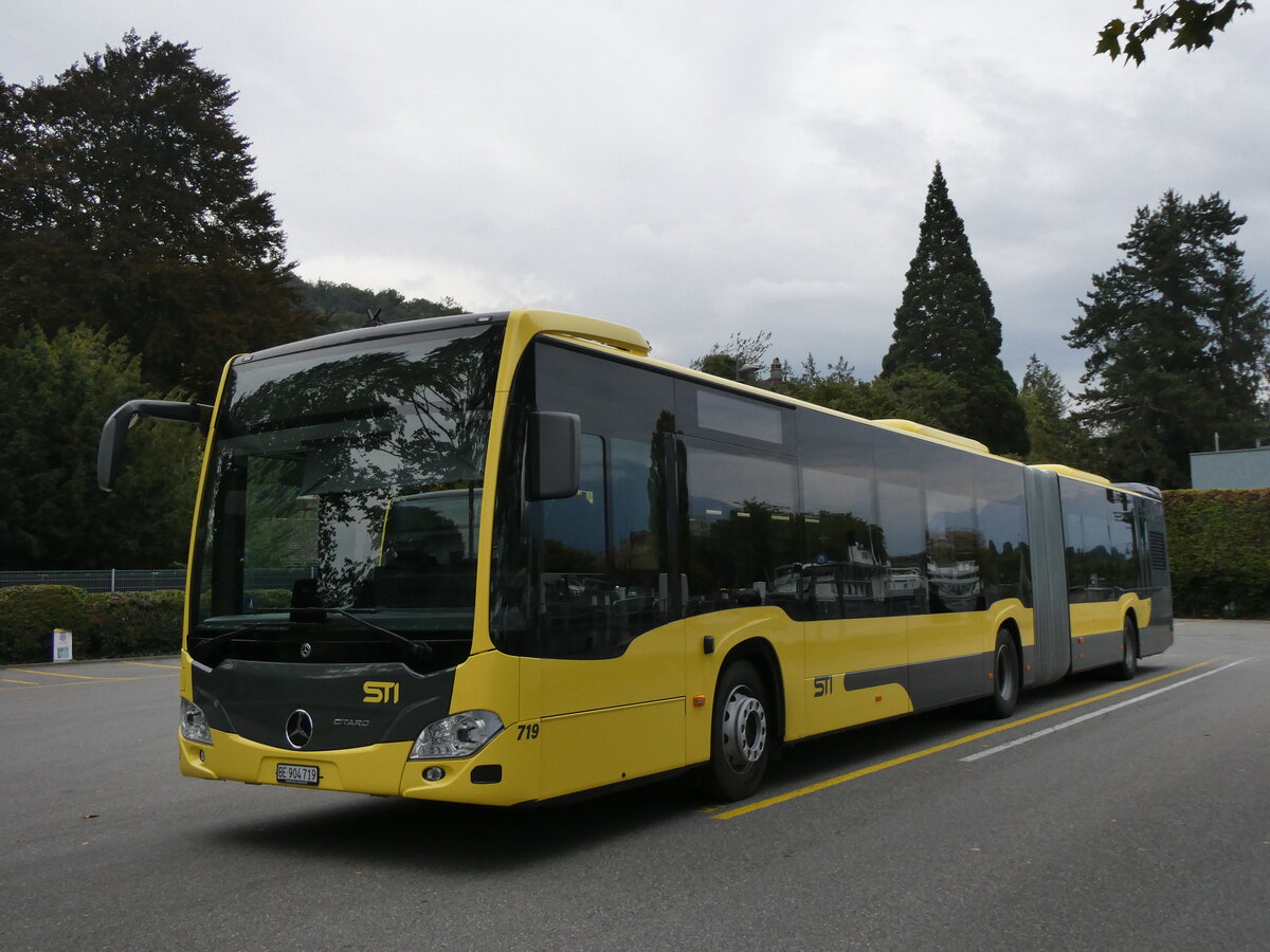 (267'513) - STI Thun - Nr. 719/BE 904'719 - Mercedes am 22. September 2024 bei der Schiffl�ndte Thun
