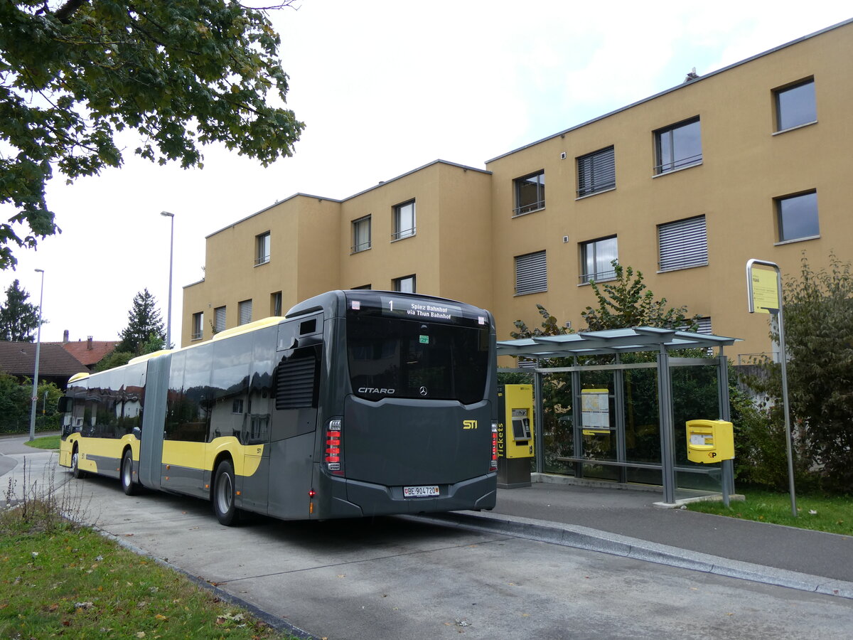(267'548) - STI Thun - Nr. 720/BE 904'720 - Mercedes am 27. September 2024 in Steffisburg, Fl�hli