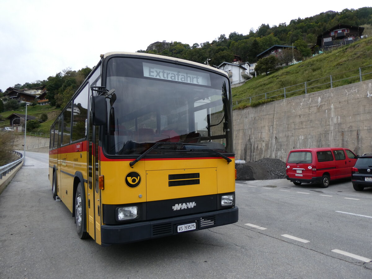 (267'752) - Oser, B�rchen - VS 93'575 - NAW/Lauber (ex Epiney, Ayer PID 1076) am 6. Oktober 2024 in Mund, Dorf