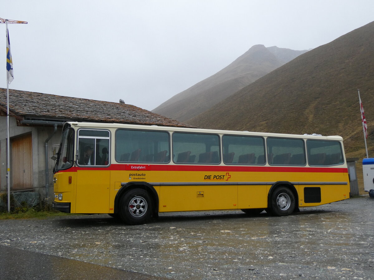 (267'868) - L�tscher, Haldenstein - GR 30'758 - Saurer/R&J (ex Dornbierer, Thal; ex FRAM Drachten/NL Nr. 24; ex PostAuto Graub�nden PID 2870; ex P 24'367) am 8. Oktober 2024 in Juf