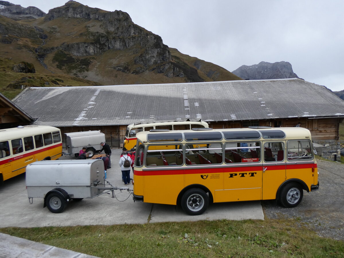 (268'084) - Schmid, Th�rishaus - Nr. 9/BE 26'105 - Saurer/R&J (ex Geiger, Adelboden Nr. 9) am 12. Oktober 2024 auf dem Bundl�ger