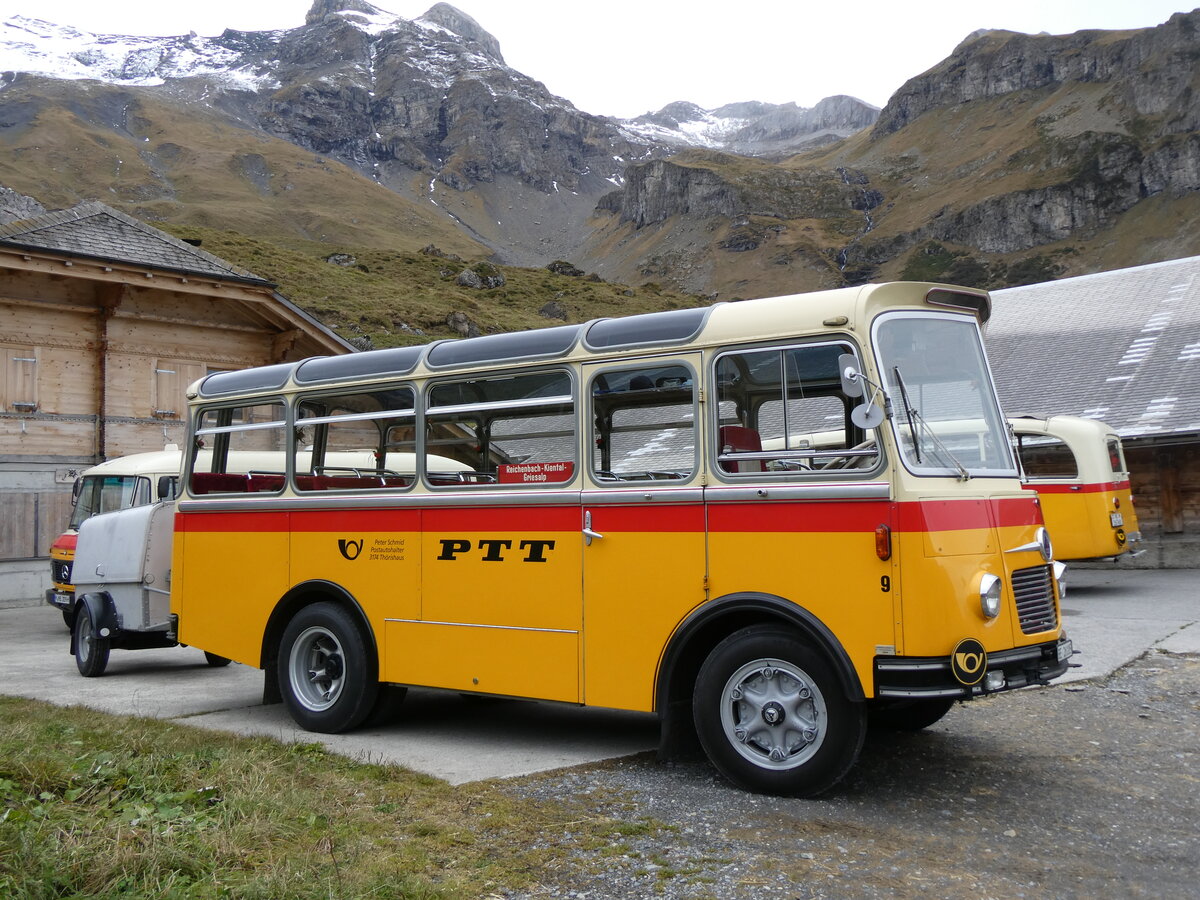 (268'088) - Schmid, Th�rishaus - Nr. 9/BE 26'105 - Saurer/R&J (ex Geiger, Adelboden Nr. 9) am 12. Oktober 2024 auf dem Bundl�ger