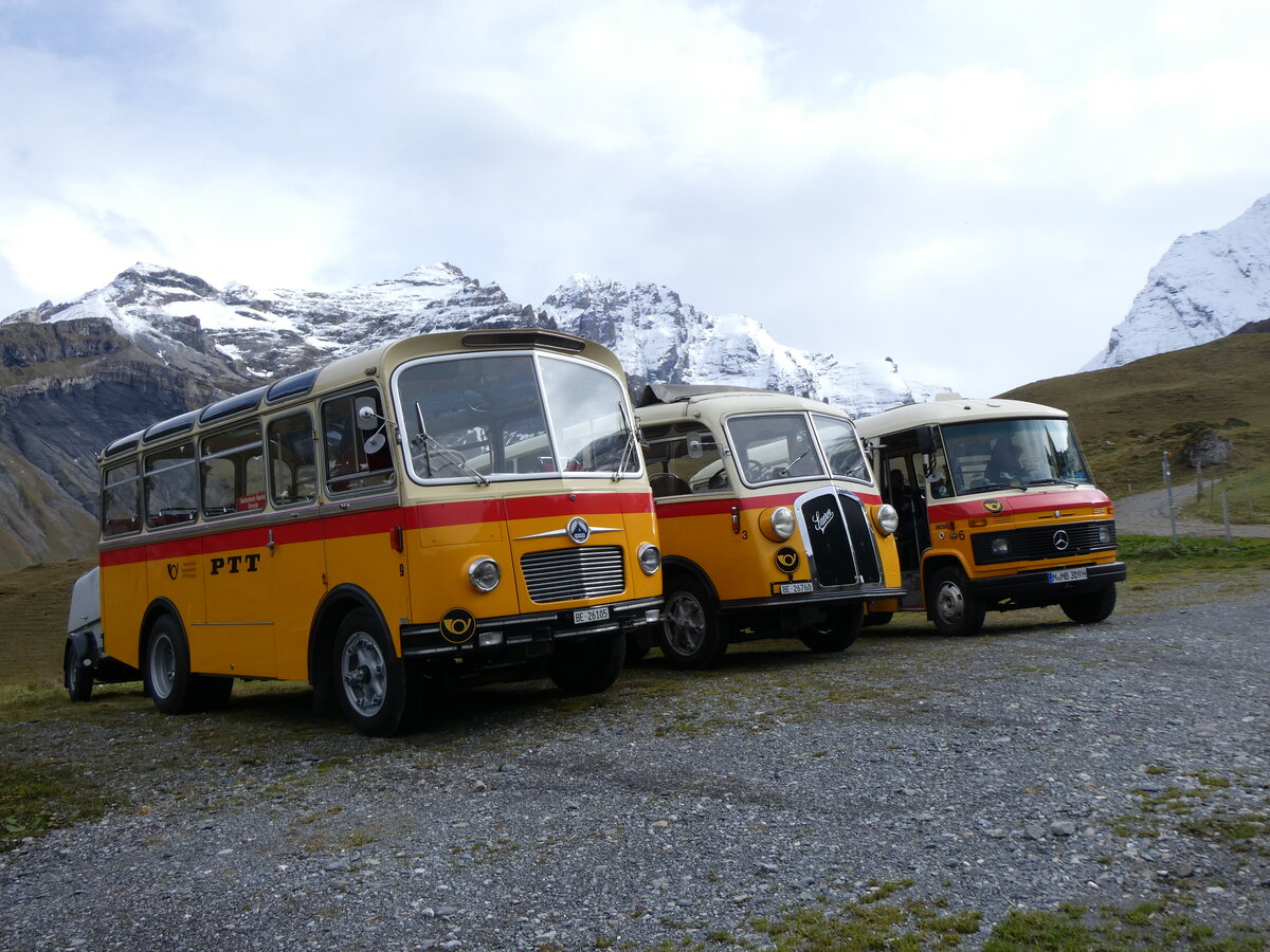 (268'116) - Schmid, Th�rishaus - Nr. 9/BE 26'105 - Saurer/R&J (ex Geiger, Adelboden Nr. 9) am 12. Oktober 2024 auf dem Bundl�ger