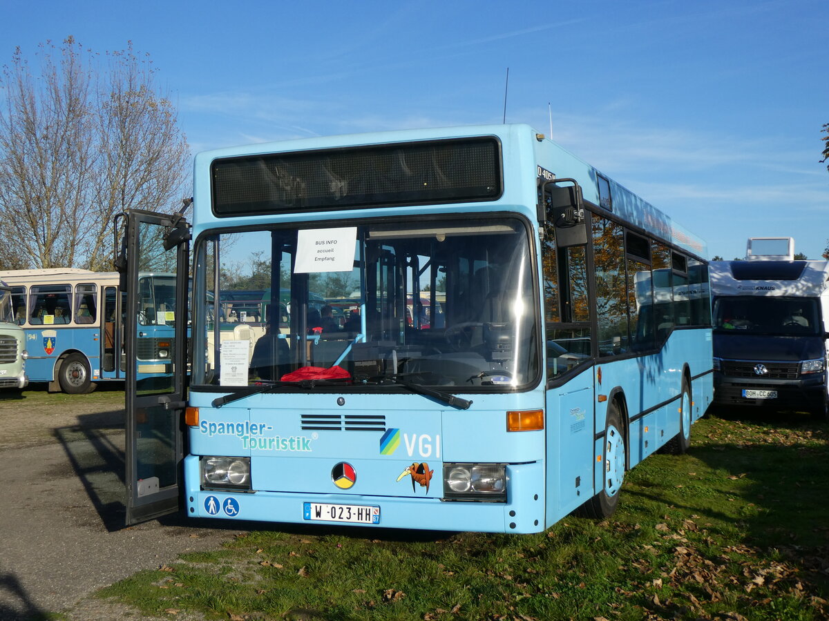 (268'438) - Spangler, P�ttmes (ECM) - W 023 HH - Mercedes am 25. Oktober 2024 in Kintzheim, Cigoland 