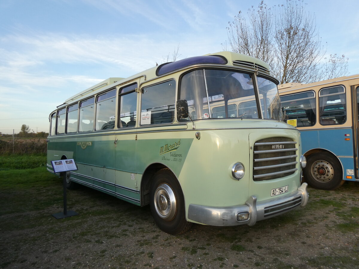 (268'464) - Morard, S�deron (AAF) - AD 754 LJ - Berliet/Gangloff Colmar am 25. Oktober 2024 in Kintzheim, Cigoland