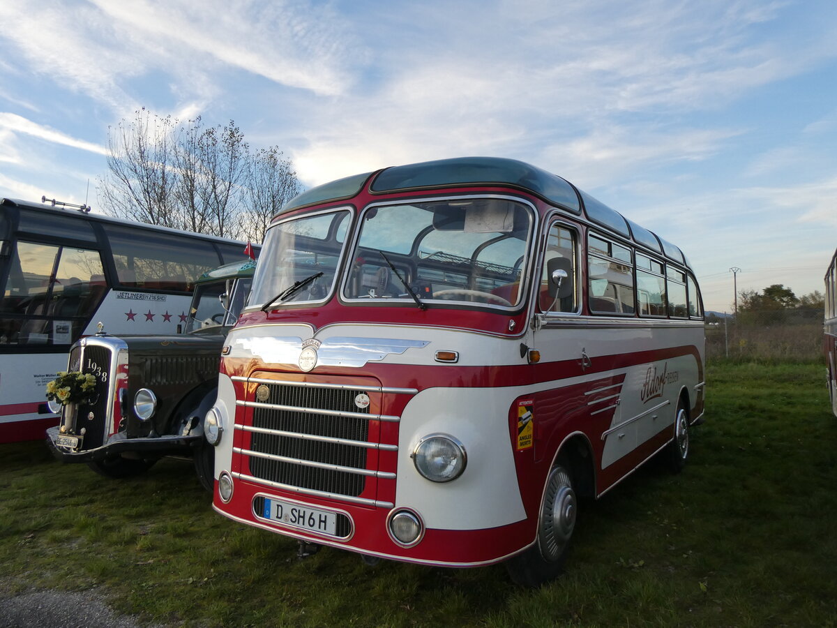(268'491) - Aus Deutschland: Adorf-Reisen, D�sseldorf - D-SH 6H - Neoplan/Auw�rter am 25. Oktober 2024 in Kintzheim, Cigoland