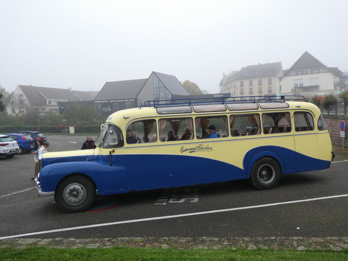 (268'527) - Flecher, Ohnenheim - DZ 507 MG - Saurer/Di Rosa am 26. Oktober 2024 in Ribeauvill�, Parkplatz