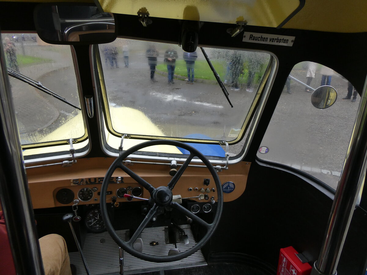 (268'533) - Flecher, Ohnenheim - DZ 507 MG - Saurer/Di Rosa am 26. Oktober 2024 in Ribeauvill�, Parkplatz (Innenaufnahme)