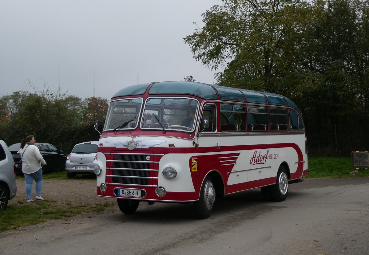 (268'663) - Aus Deutschland: Adorf-Reisen, D�sseldorf - D-SH 6H - Neoplan/Auw�rter am 26. Oktober 2024 in Kintzheim, Cigoland