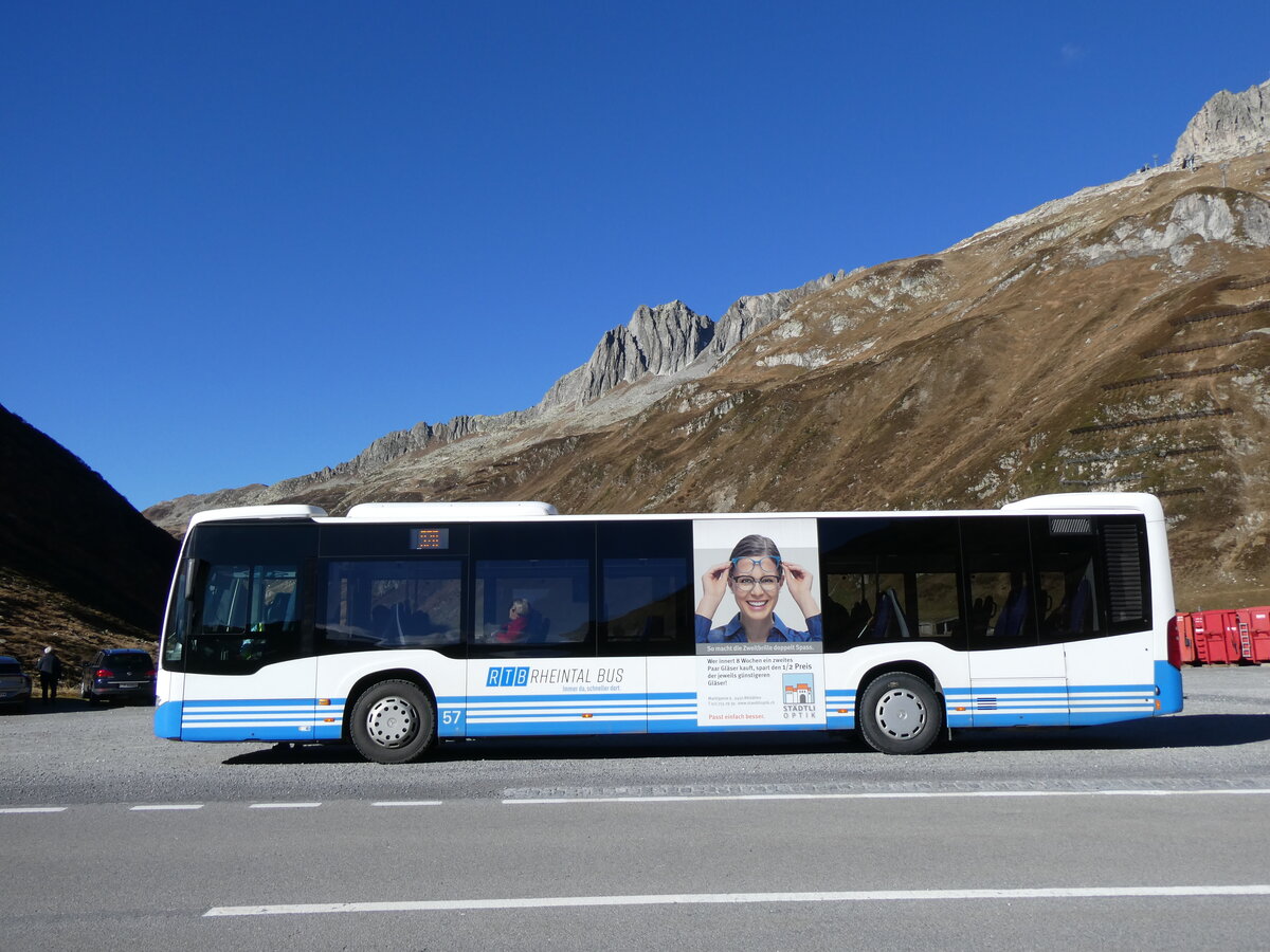 (268'815) - RTB Altst�tten - Nr. 57/SG 131'724 - Mercedes am 29. Oktober 2024 auf dem Oberalppass