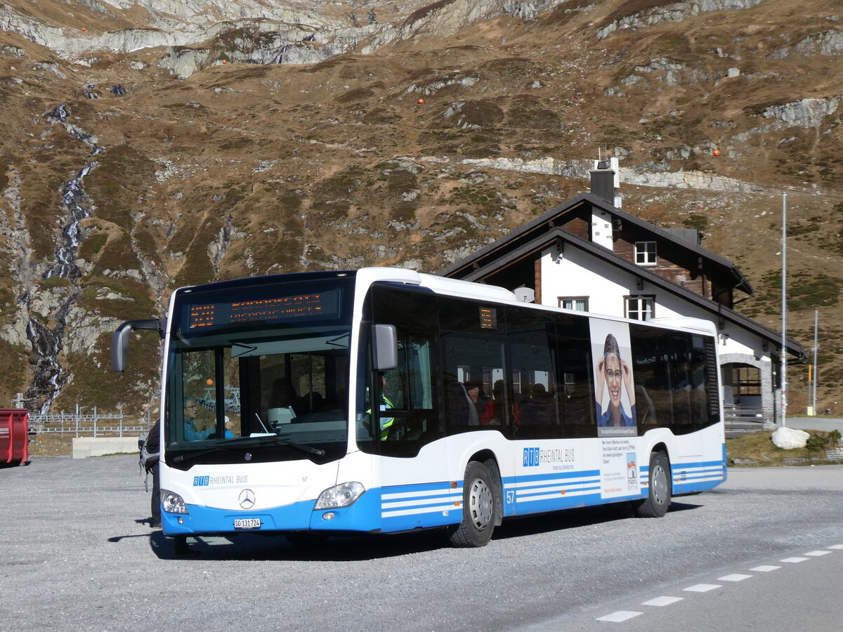 (268'817) - RTB Altst�tten - Nr. 57/SG 131'724 - Mercedes am 29. Oktober 2024 auf dem Oberalppass