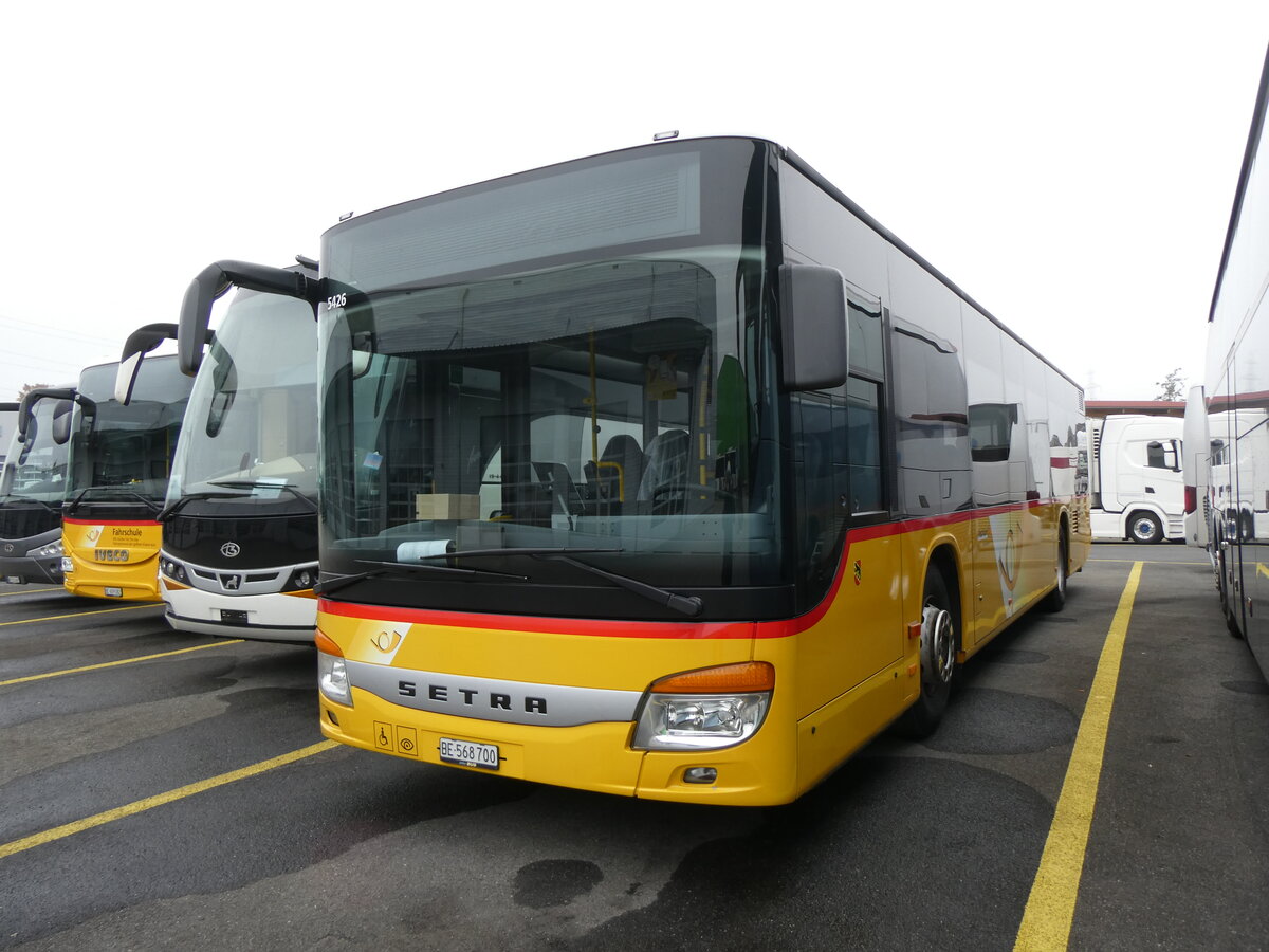 (269'106) - Fl�ck, Brienz - Nr. 3/BE 568'700/PID 5426 - Setra am 10. November 2024 in Kerzers, Interbus