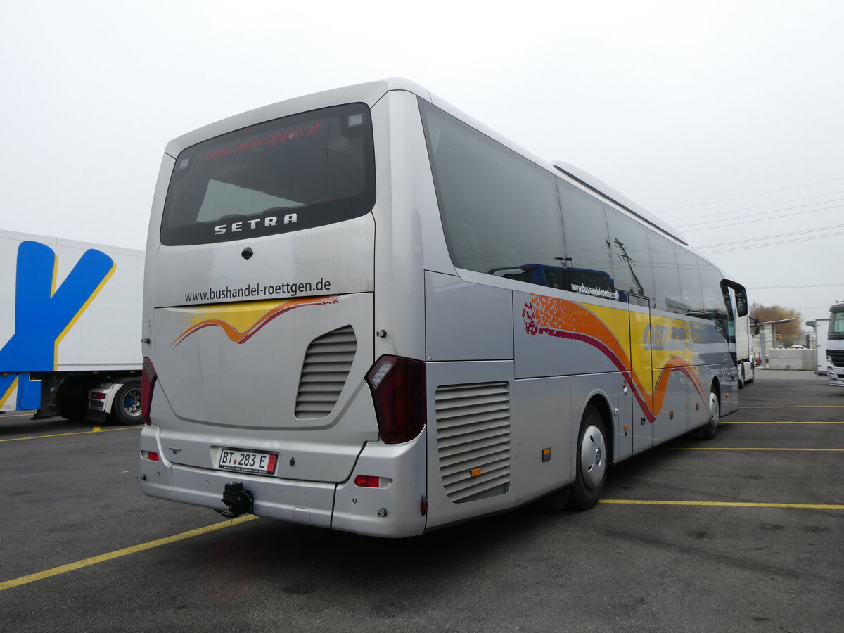 (269'122) - Aus Deutschland: R�ttgen, Untersteinach - BT 283 E - Setra (ex Ohler, A-Pettenbach) am 10. November 2024 in Kerzers, Interbus