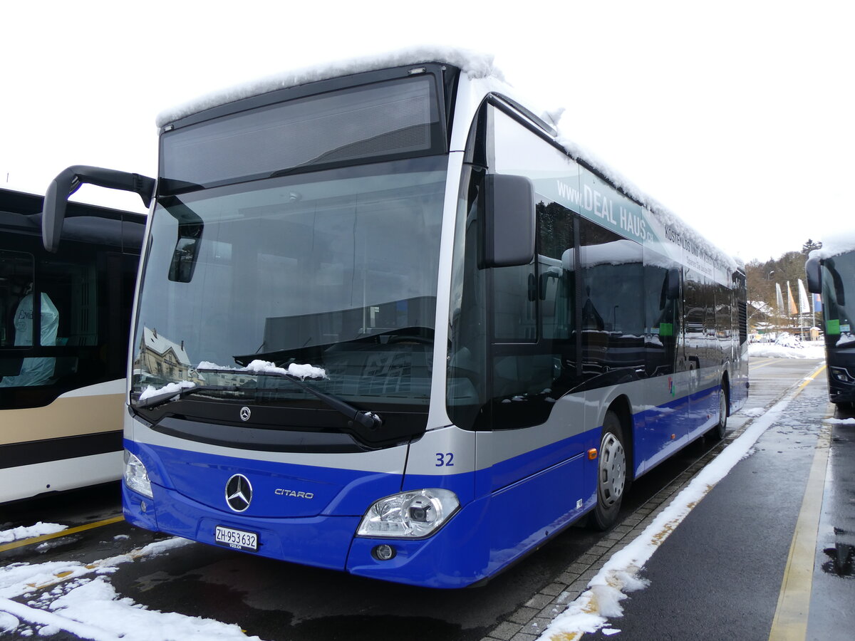 (269'364) - VZO Gr�ningen - Nr. 32/ZH 953'632 - Mercedes am 23. November 2024 in Winterthur, Daimler Buses