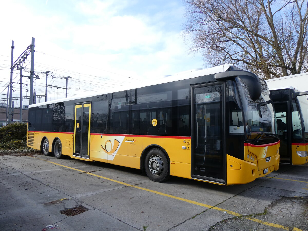 (269'499) - CarPostal Ouest - VD 545'231/PID 12'052 - Iveco (ex Ballestraz, Gr�ne) am 30. November 2024 in Yverdon, Garage