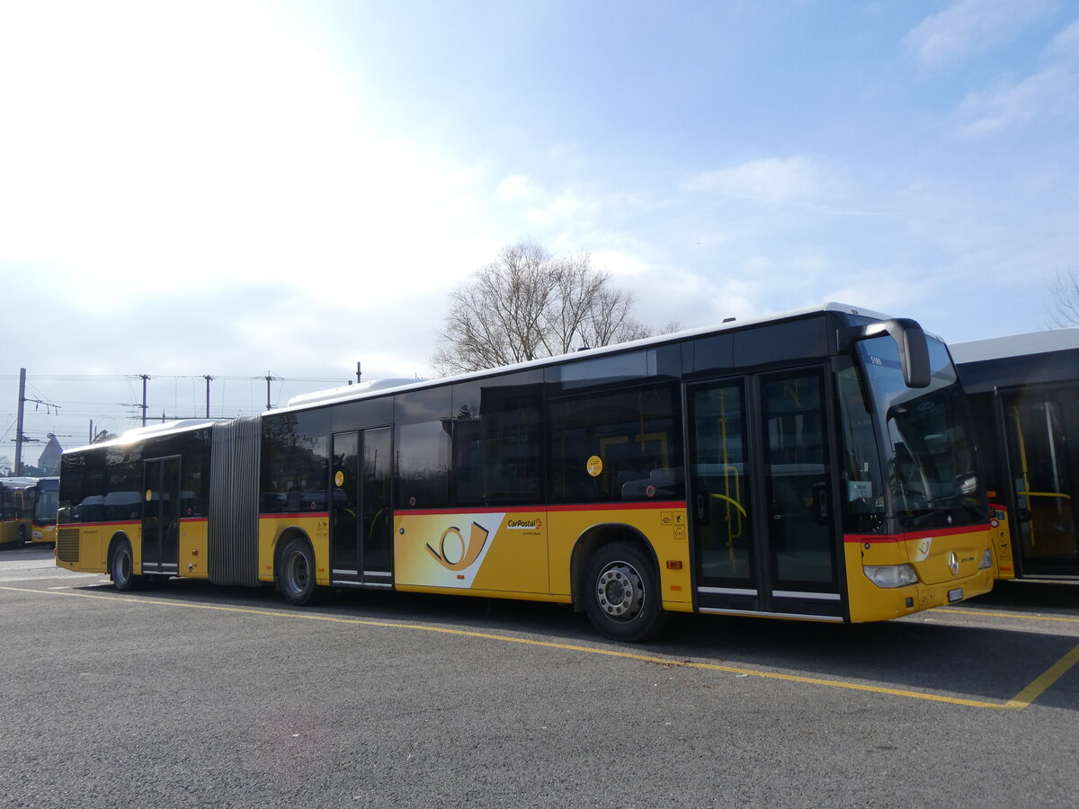(269'519) - CarPostal Ouest - VD 570'805/PID 5189 - Mercedes (ex SAPJV, L'Isle Nr. 70) am 30. November 2024 in Yverdon, Garage