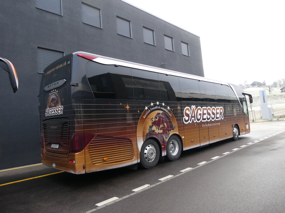(270'606) - S�gesser, Wintersingen - Nr. 6/BL 6572 - Setra am 4. Januar 2025 in Winterthur, Daimler Buses