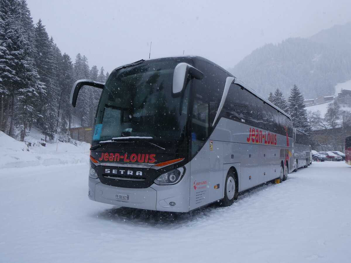 (271'006) - Jean-Louis, F�tigny - FR 300'623 - Setra am 11. Januar 2025 in Adelboden, ASB