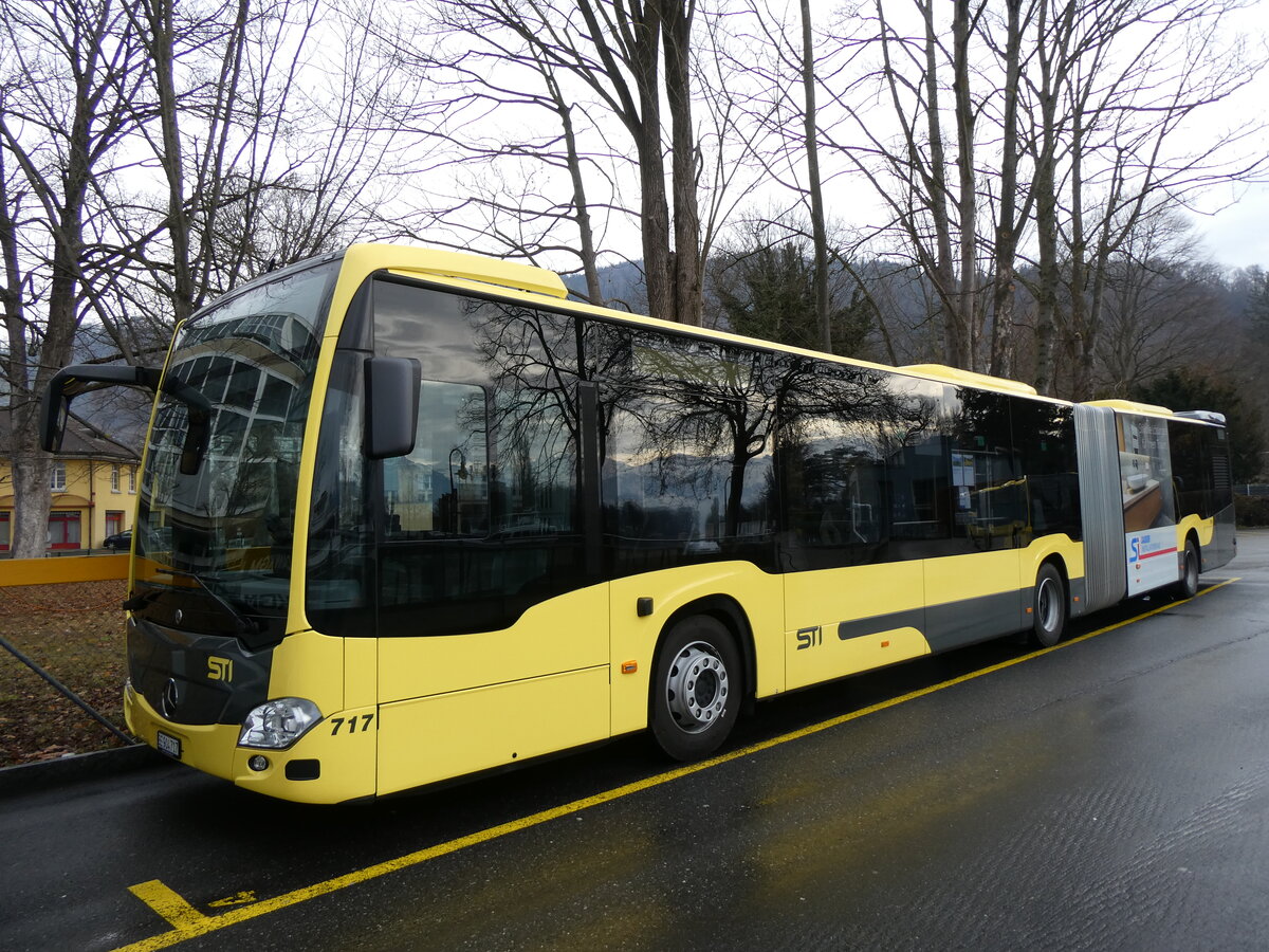 (271'834) - STI Thun - Nr. 717/BE 904'717 - Mercedes am 11. Februar 2025 bei der Schiffl�ndte Thun
