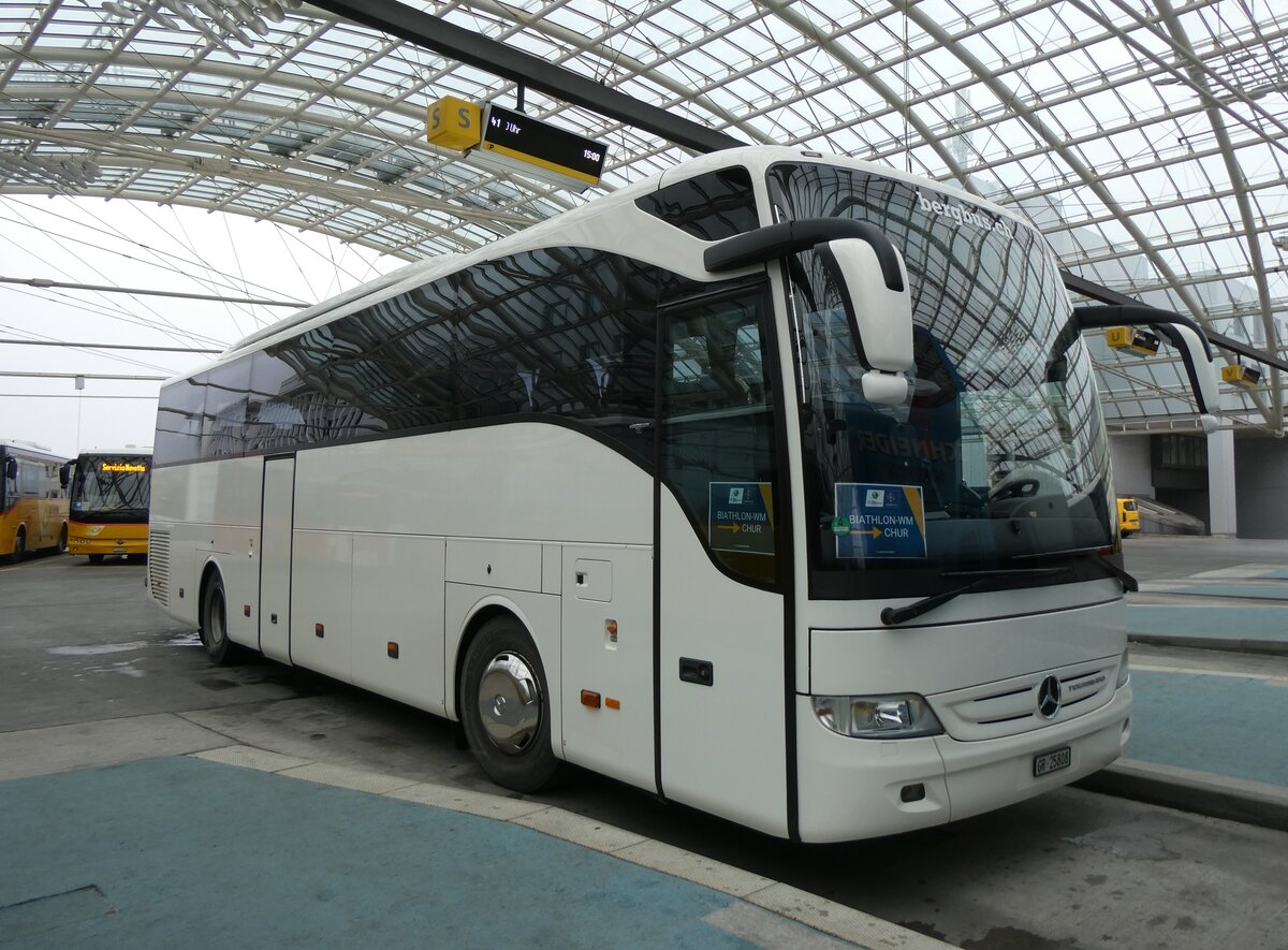 (271'951) - L�tscher, Haldenstein - GR 25'808 - Mercedes (ex B�chi, Chur) am 14. Februar 2025 in Chur, Postautostation