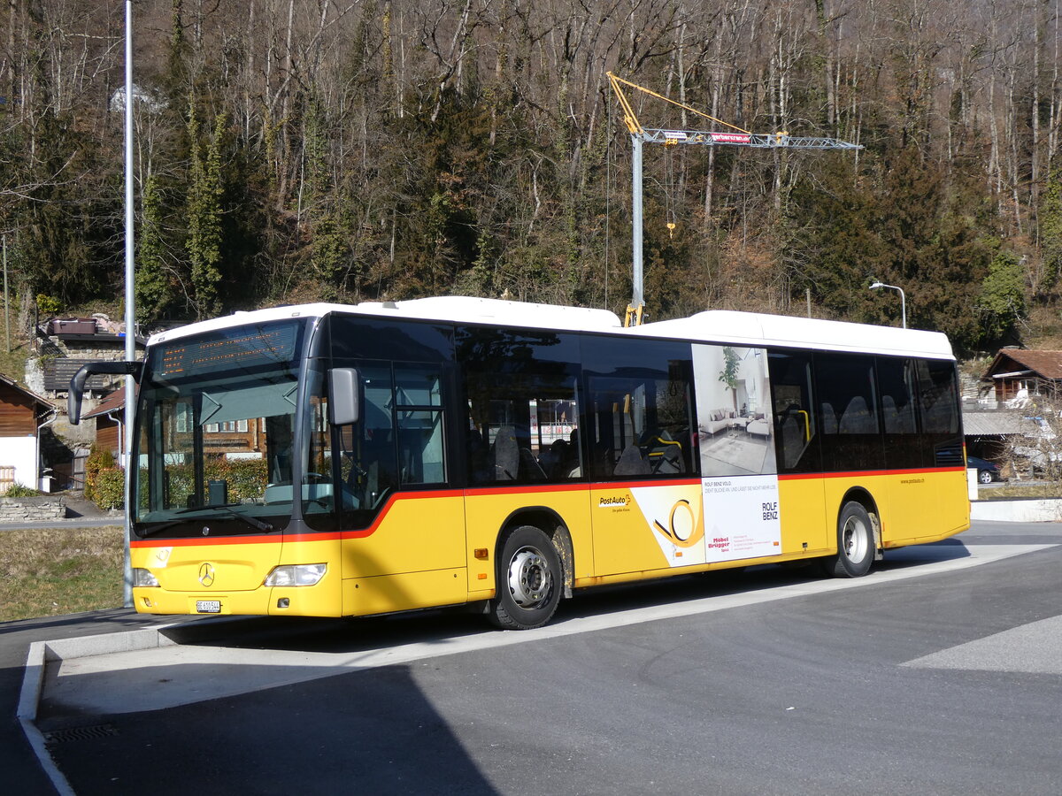 (272'204) - PostAuto Bern - BE 610'544/PD 5417 - Mercedes (ex BE 538'988; ex BE 637'781) am 17. Februar 2025 in Ringgenberg, S�ge