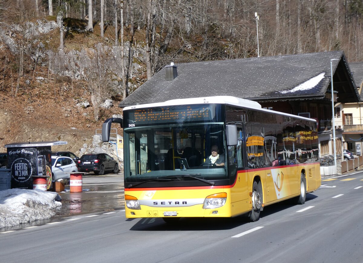 (272'309) - Fl�ck, Brienz - Nr. 3/BE 568'700/PID 5426 - Setra am 21. Februar 2025 auf dem Br�nigpass