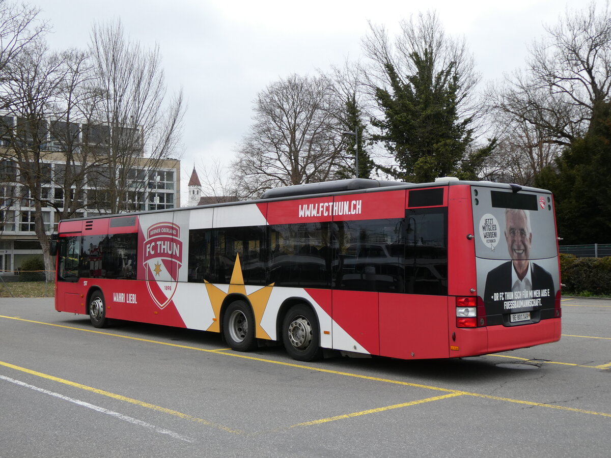 (272'931) - STI Thun - Nr. 149/BE 801'149 - MAN am 15. M�rz 2025 bei der Schiffl�ndte Thun