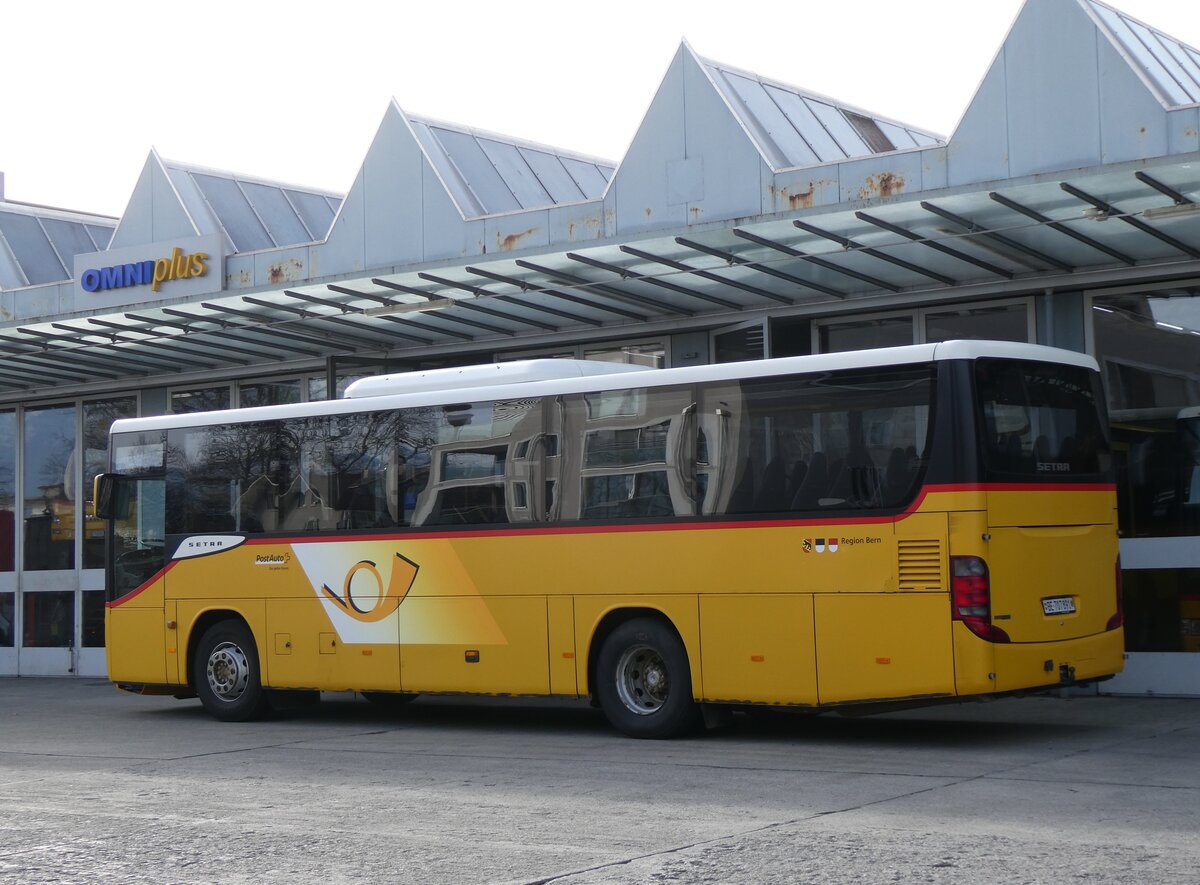 (273'112) - PostAuto Bern - BE 707'891/PID 4535 - Setra (ex Nr. 3; ex K�bli, Gstaad Nr. 3) am 20. M�rz 2025 in Thun, Garage STI