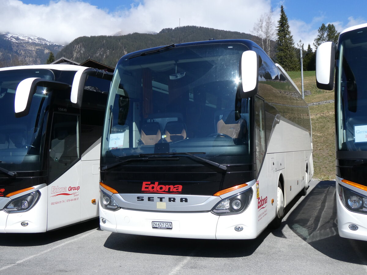 (273'297) - Edona, Schaffhausen - ZH 657'259 - Setra am 28. M�rz 2025 in Grindelwald, Grund